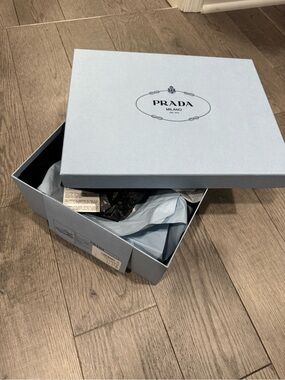 Prada Light Blue Logo Box